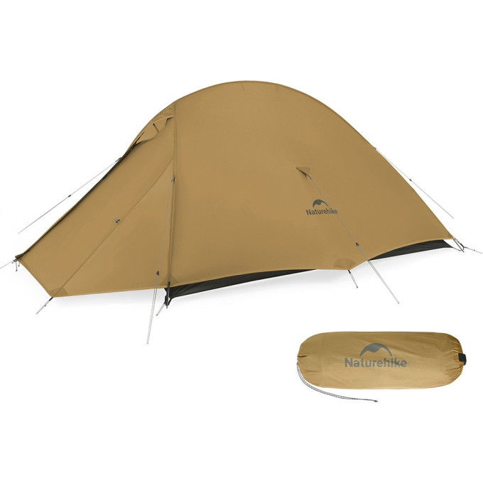 Палатка NATUREHIKE CLOUD UP PRO CNK2350WS020 двухместная коричневый 6976507662550