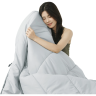 Спальный мешок NATUREHIKE CNK2350WS023 MS300 с капюшоном, серый, молния слева 6977465864048