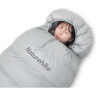 Ультралёгкий спальный мешок NATUREHIKE RM40 Series Утиный пух Grey Size L, 6927595707173
